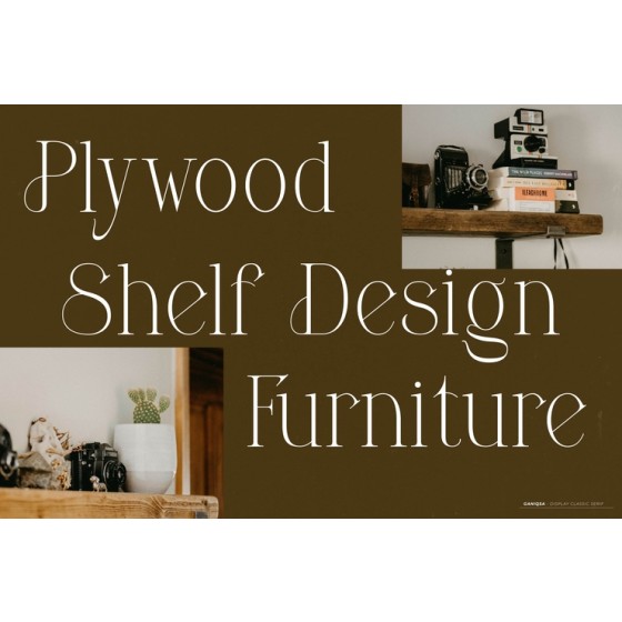 Ganiqsa Elegant Stylish Modern Decorative English Font